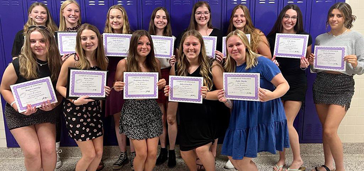 Norwich Girls' Flag Football Holds Its First Ever Banquet